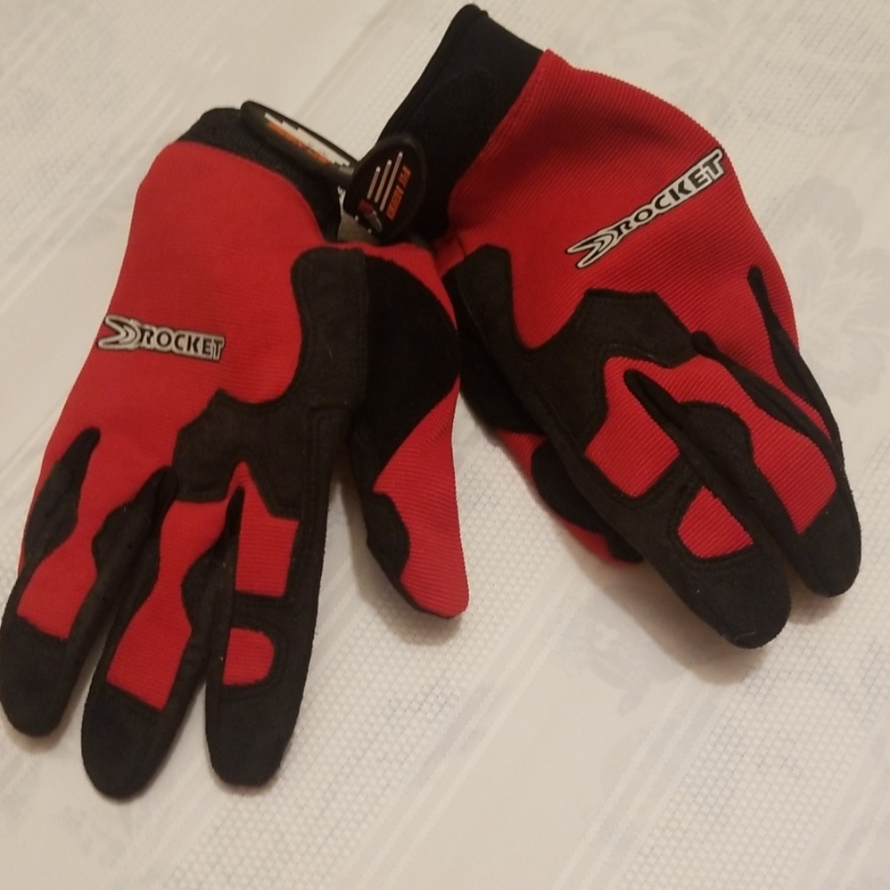 Rocket ball gloves soft leather palm Z216:6:619